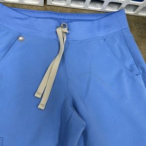 Figs Zamora petite XS ceil blue joggers